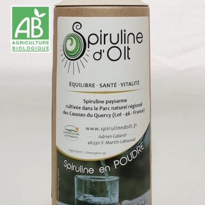 Boîte 100g poudre bio