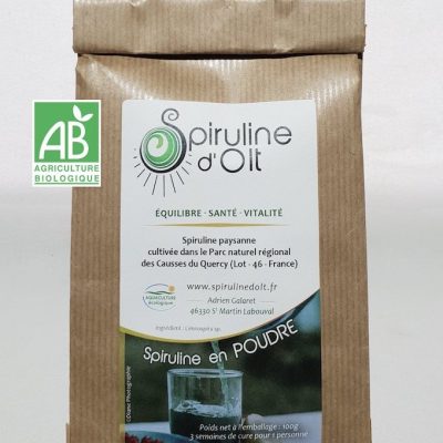 Sachet 100g poudre bio